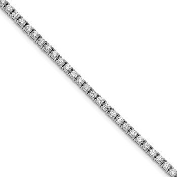 Cheryl M Sterling Silver CZ Bracelet