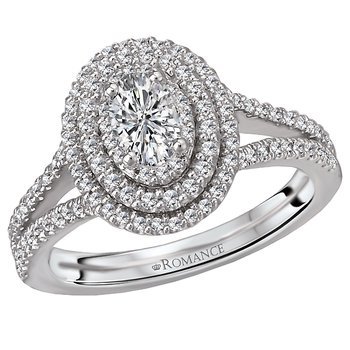 Split Shank Diamond Ring