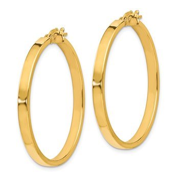 14K Polished Earrings