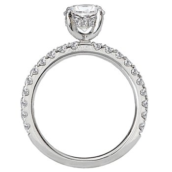 Peg Head Semi-Mount Diamond Ring 117997-100K