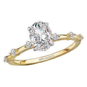 Semi-Mount Diamond Engagement Ring 160163-OV100Y
