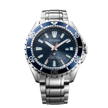 Eco-Drive Quartz Dive Mens Watch Stainless Steel