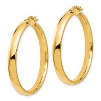 14K Polished Earrings
