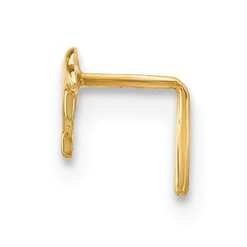 14k 23 Gauge Dolphin Nose Ring