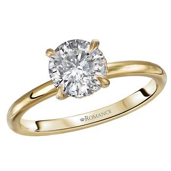 Diamond Hidden Halo Engagement Ring 160151-RD100Y