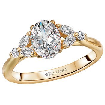 Classic Semi-Mount Engagement Ring 160125-OV100Y