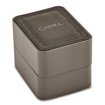 Chisel Matte Black IP-plated Black Dial Watch TPW126