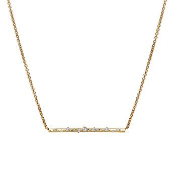 Ladies Fashion Diamond Necklace 151174-Y