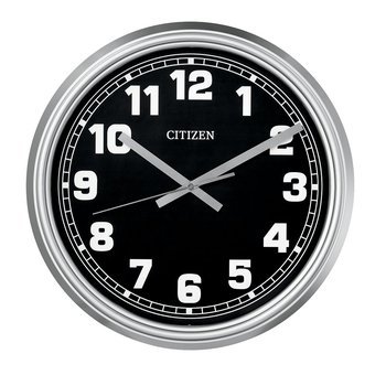 CC2037 Chicago - Outdoor Wall Clk - silver CC2037